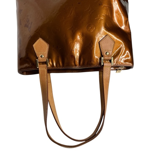 Louis Vuitton Houston Vernis Bronze Monogram Tote Bag - Picture 11 of 16